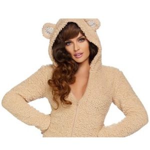 Teddy bear costume one piece